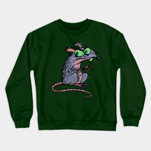 rat looking at us threateningly Crewneck Sweatshirt